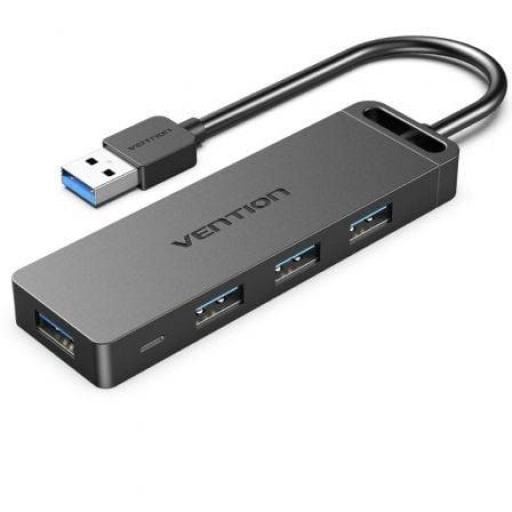 Hub USB 3.0 Vention CHLBB/ 4xUSB/ 1xMicroUSB PD [0]