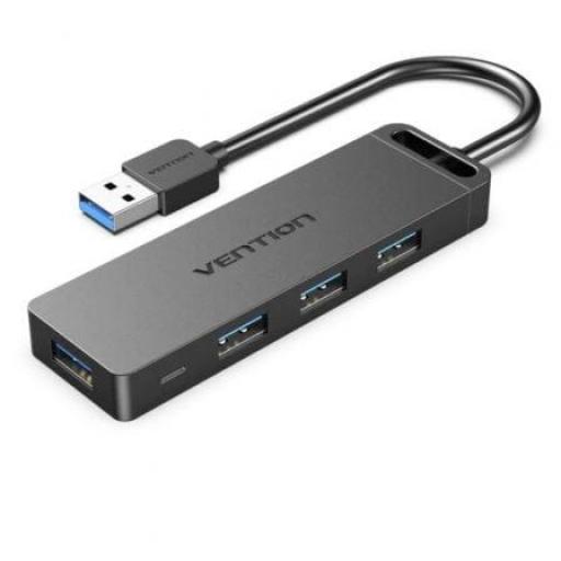 Hub USB 3.0 Vention CHLBD/ 4xUSB/ MicroUSB PD/ 50cm [0]