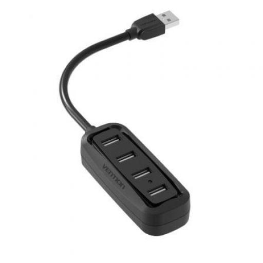 Hub USB Vention VAS-J43-B015/ 4xUSB/ 15cm [0]