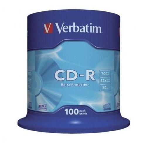 CD-R Verbatim Datalife 52X/ Tarrina-100uds [0]