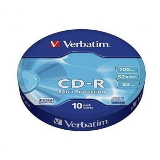 CD-R Verbatim Datalife 52X/ Tarrina-10uds [0]