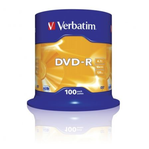 DVD-R Verbatim Advanced AZO 16X/ Tarrina-100uds [0]