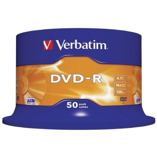 DVD-R Verbatim Advanced AZO 16X/ Tarrina-50uds [0]