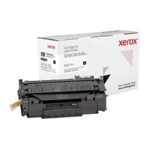 Tóner compatible Xerox 006R03665 compatible con HP Q5949A/Q7553A/ 3000 páginas/ Negro [0]