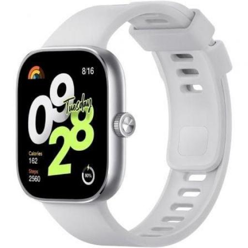 Smartwatch Xiaomi Redmi Watch 4/ Notificaciones/ Frecuencia Cardíaca/ GPS/ Plata [0]