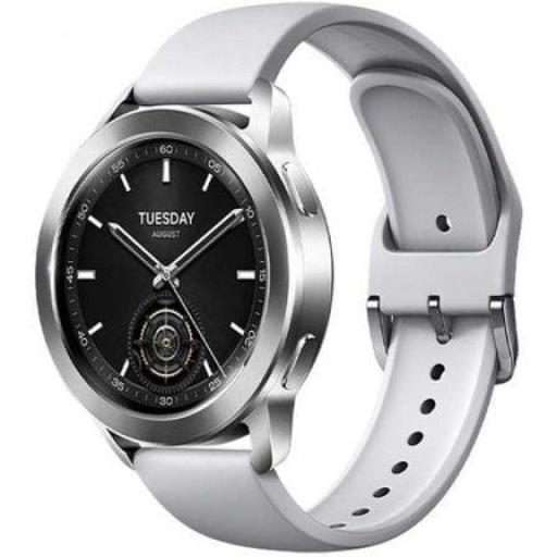 Smartwatch Xiaomi Watch S3/ Notificaciones/ Frecuencia Cardíaca/ GPS/ Plata [0]