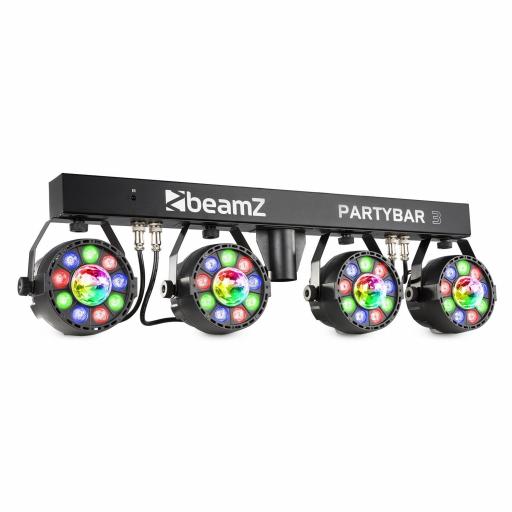 PARTYBAR3 4X PAR CON MAGIC BALL PARA FIESTAS [1]