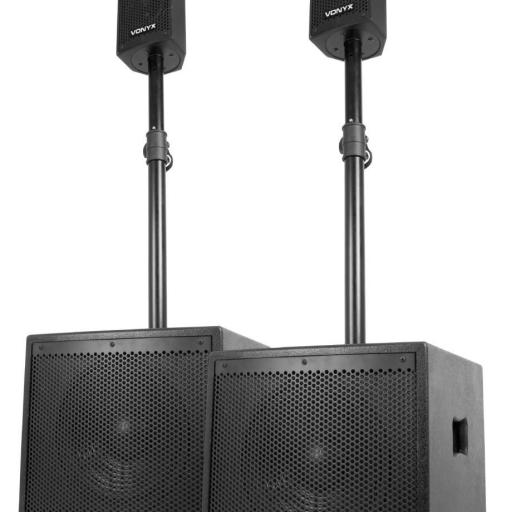 CONJUNTO DE ALTAVOCES 2.2 - 1.000W CON BT/USB - VONIX VX1000BT