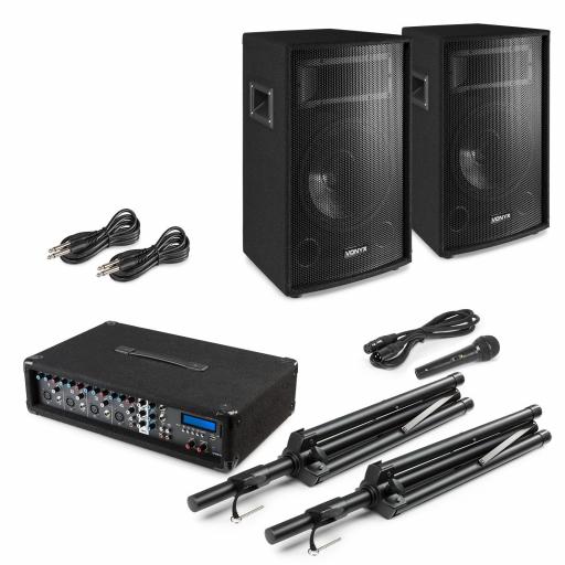 SISTEMA COMPLETO 800W PARA MICROFONOS - VONIX VX210 [2]