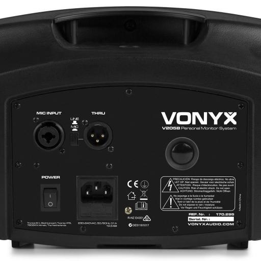 MONITOR PERSONAL 80W CON BT/USB - VONIX V205B [2]