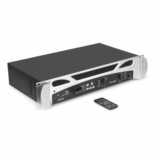 AMPLIFICADOR 2x500w CON REPRODUCTOR BT - VONIX VPA1000