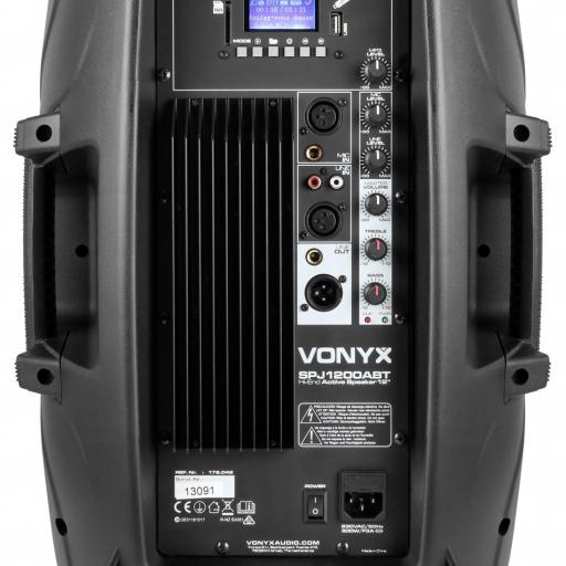 ALTAVOZ AUTOAMPLIFICADO 600W - VONIX SPJ-1200ABT MP3 [1]