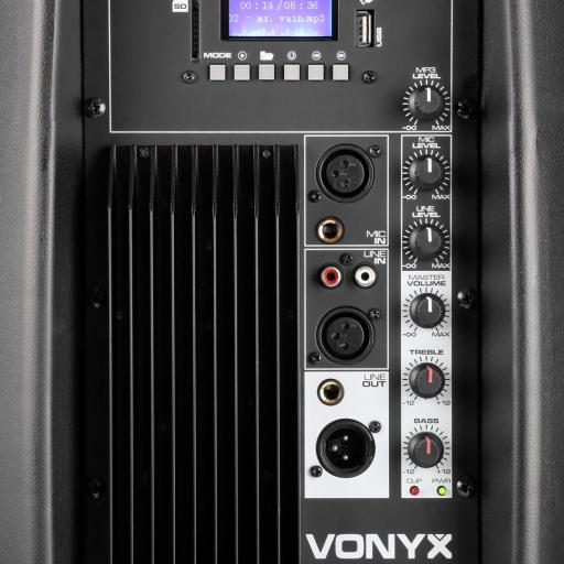 ALTAVOZ AUTOAMPLIFICADO 600W - VONIX SPJ-1200ABT MP3 [2]