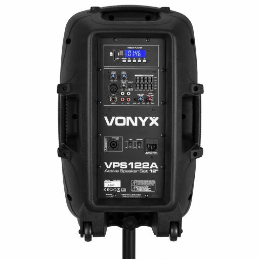 PAREJA DE ALTAVOCES 800W CON BT/USB - VONIX VPS122A [2]