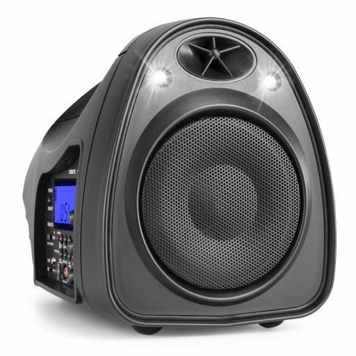 ALTAVOZ PORTATIL 130 W CON 2 MICROS INALAMBRICOS , BATERIA Y LINTERNA - VONIX ST016 [1]