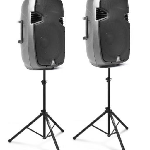 CONJUNTO DE ALTAVOCES 1.600 W CON TRIPODES [1]