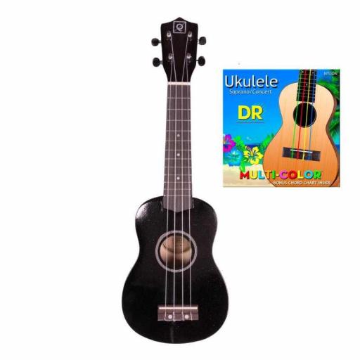 UKELELE SOPRANO NEGRO