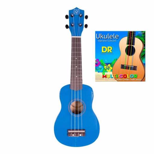 UKELELE SOPRANO AZUL