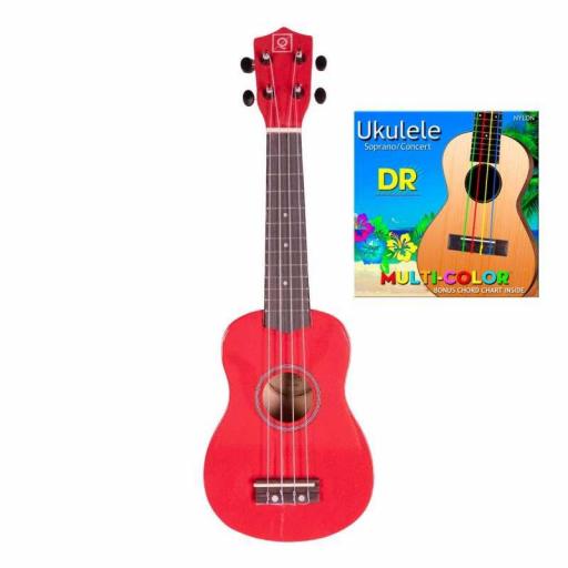 UKELELE SOPRANO ROJO