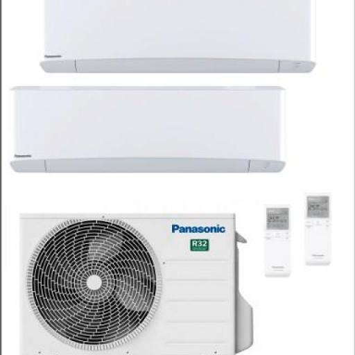  Aire acondicionado Panasonic 2x1 CU-2TZ41TBE + CS-TZ25ZKEW + CS-TZ25ZKEW