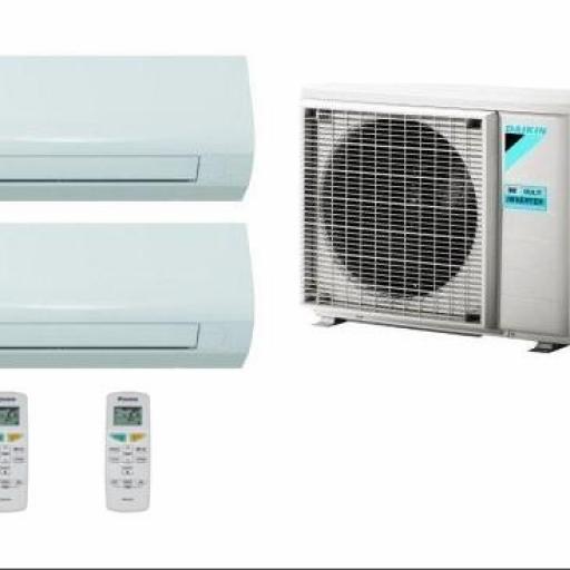 Aire Acondicionado Daikin 2x1 2MXF40A + CTXF25C + CTXF25C