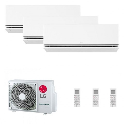 Aire tipo MultiSplit 3x1 LG Dualcool 9 + 2x12 + MU3R21 