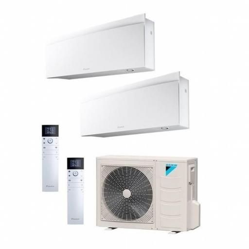 Aire Acondicionado Daikin 2x1 2MXM40A + FTXJ20AW + FTXJ35AW