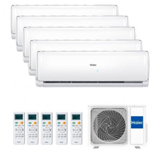 Aire Acondicionado MultiSplit 5x1 Haier 5U105S2SR2FA+25+25+25+25+35