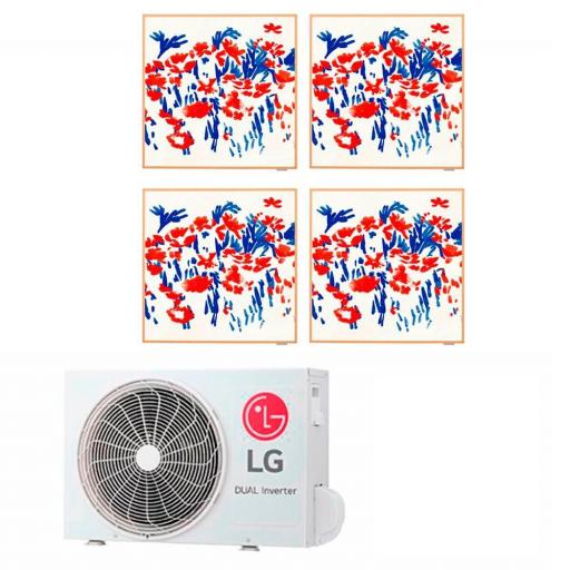 MultiSplit 4X1 LG Artcool Gallery Photo 3x A09GA1+1x A12GA1+MU4R25