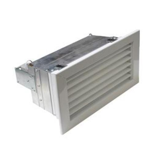 Rejilla simple deflex h motor Airzone doble 450x200 mm aluminio tornillo