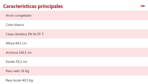 CARACTERISTICAS  JRA3003 KLIMANTIA