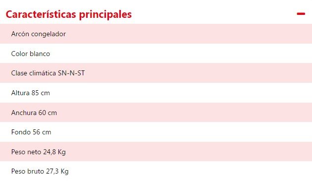 CARACTERISTICAS JRA100E KLIMANTIA