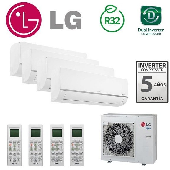 LG MultiSplit 4x1 MU5R30+PC09SK+PC09SK+PC09SK+PC18SK 