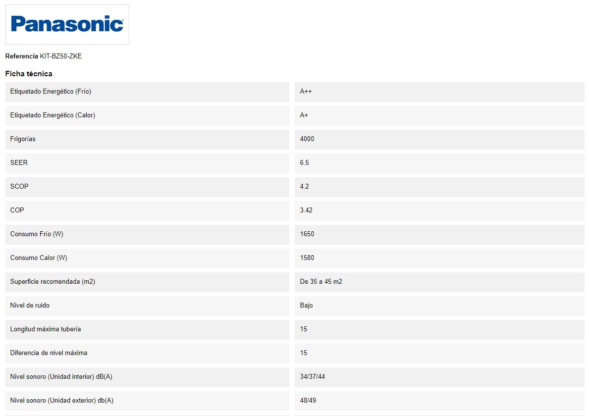 PANASONIC KIT-BZ50-ZKE det 1