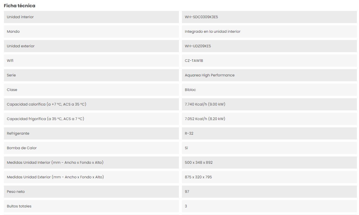  Panasonic KIT-WC09K3E5 A