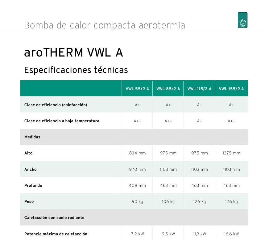 AROTHERM VWL 155/2 A