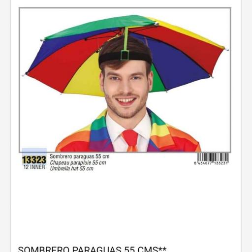 Sombrero Paraguas adulto 