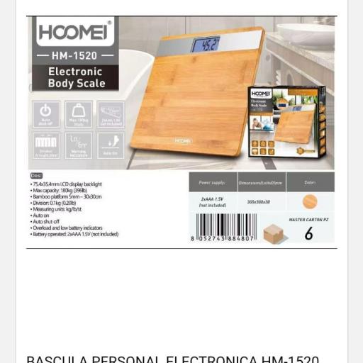 Báscula digital Hoomei 1520