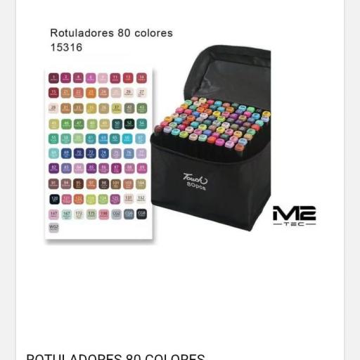 Pack Rotuladores 80 colores 15316 [0]