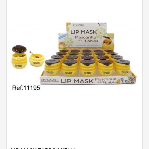 Lip Mask Miel Leticia Well 11195 Precio unidad 