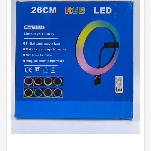 Aro led RGB de 26 cm 