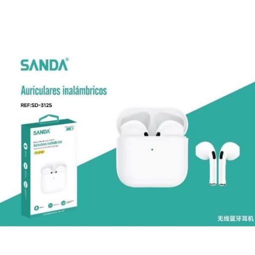 Auriculares inalámbricos Sanda.Conexión bluetooth. Precio por modelo. 4 diferentes disponibles  [3]