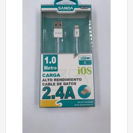 Cable compatible IOS 2.4 A 3321