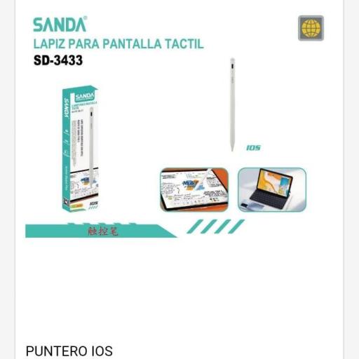 Lápiz para pantalla táctil para IOS Sanda 3433
