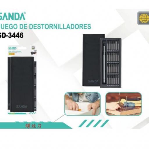 Juego de destornilladores Sanda 3446