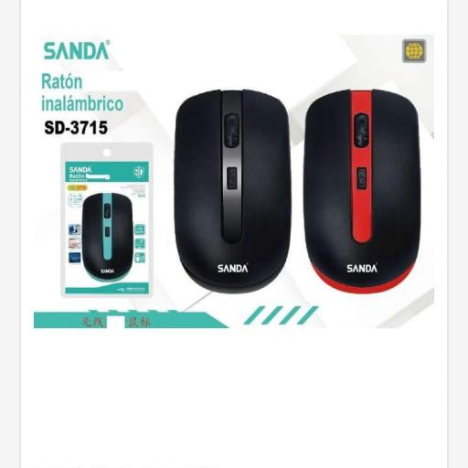 Ratón inalámbrico Sanda 3715.Precio unidad 