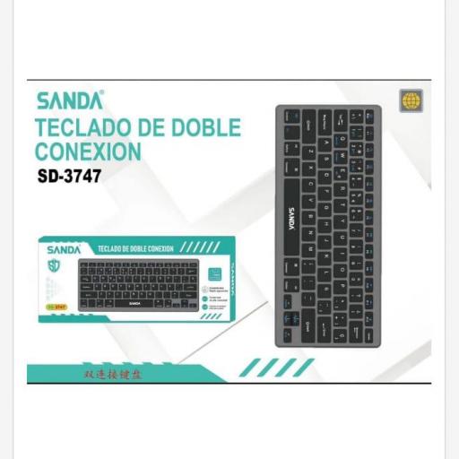 Teclado de doble conexión Sanda 3747