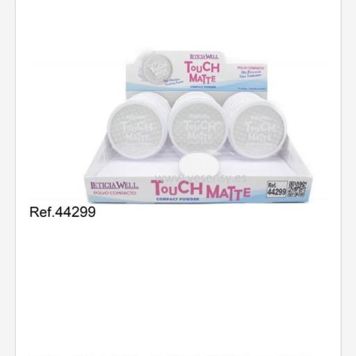 Polvo compacto blanco Touch Matte