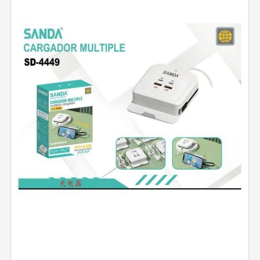 Cargador múltiple Sanda 4449