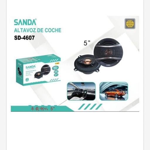 Sanda Altavoces para coche 4607 de 5" 